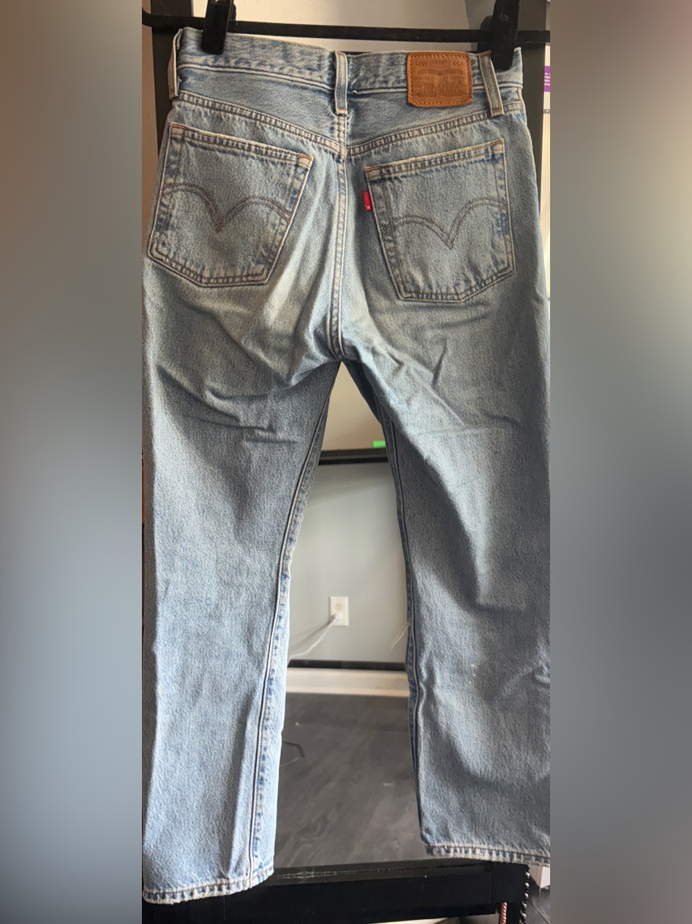 Levi’s Distressed Button-Fly Jeans - Picture 3 of 4